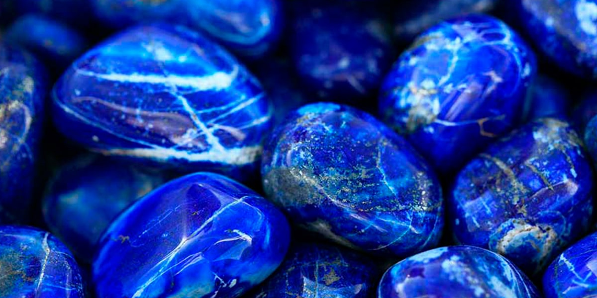 Pedra para joia lápis-lazuli Ceci Joias da Amazônia